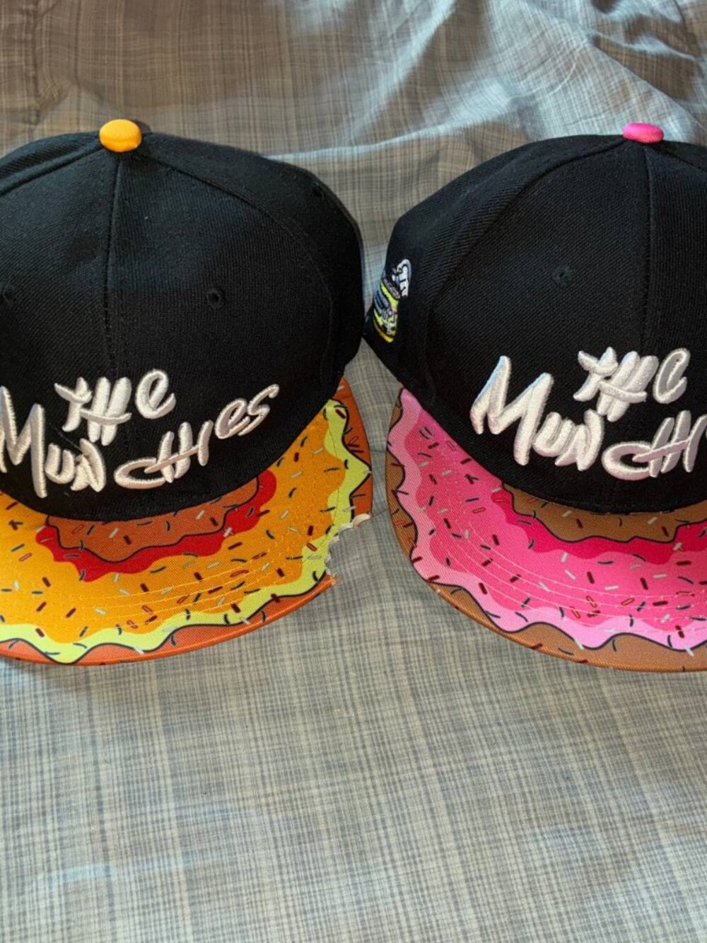 Embroidery Simpsons Donut Baseball Adjustable Snapback Cap Hat Cartoon Animation